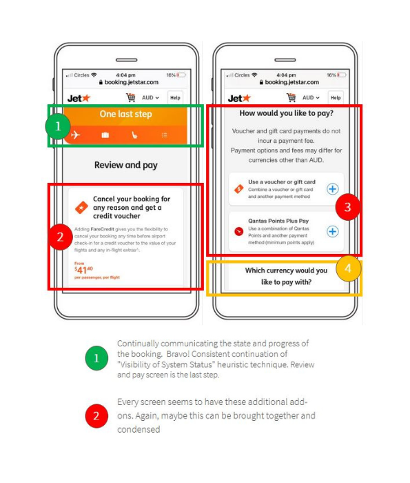 Screenshot of Competitive Benchmarking analysis