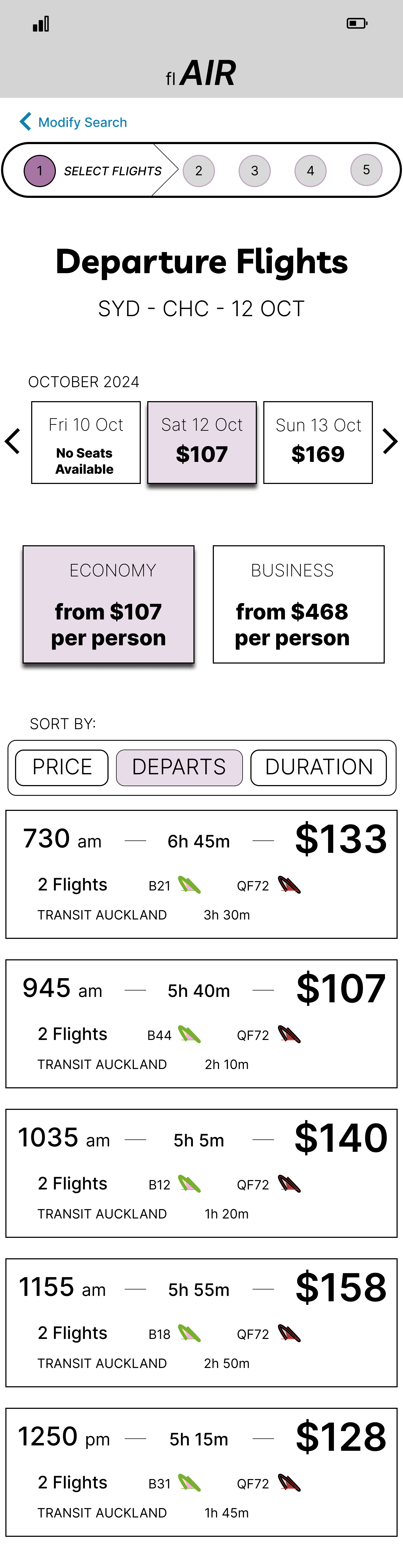 Mobile User Interface