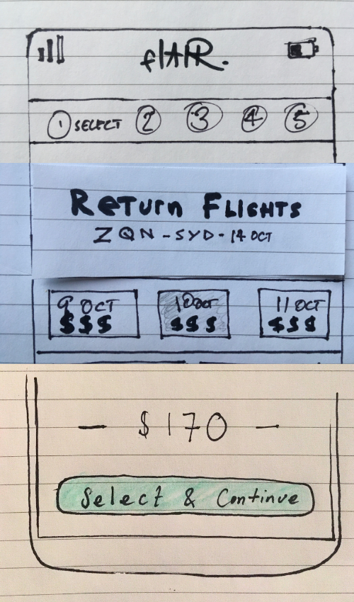 User Experience Sketches